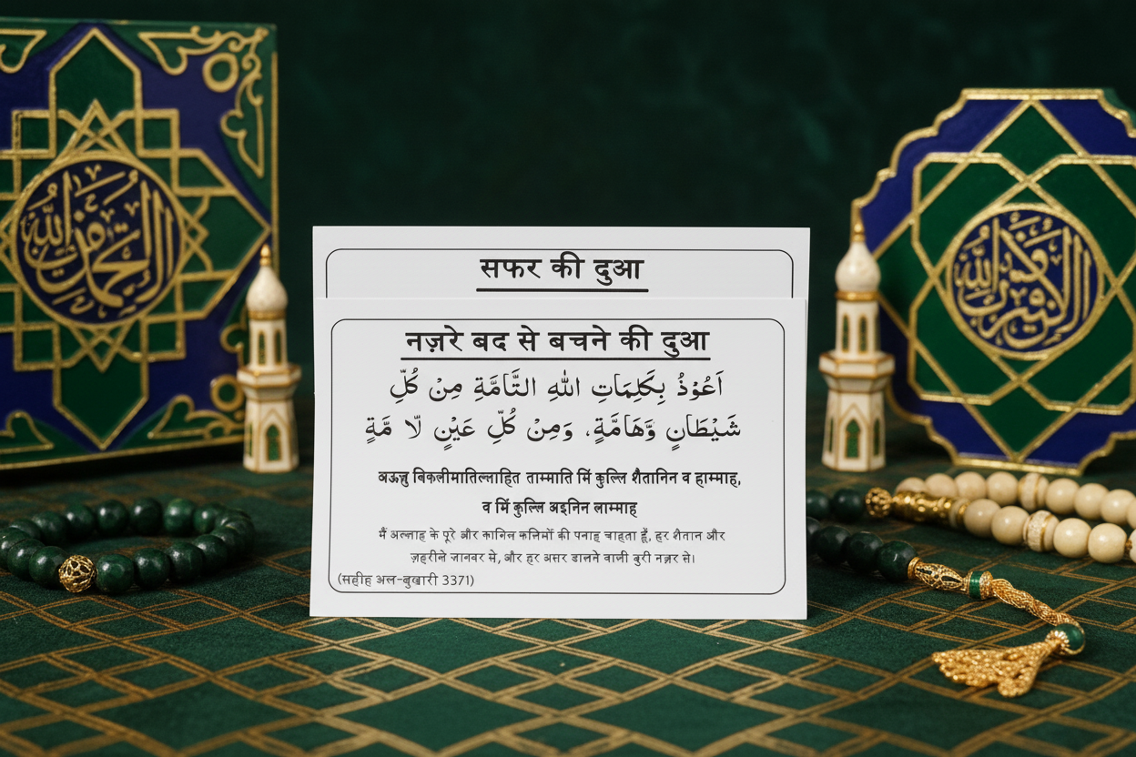 Hindi Daily Dua Stickers Set of 12 Islamic learning dua stickers for kids home-stick anywhere