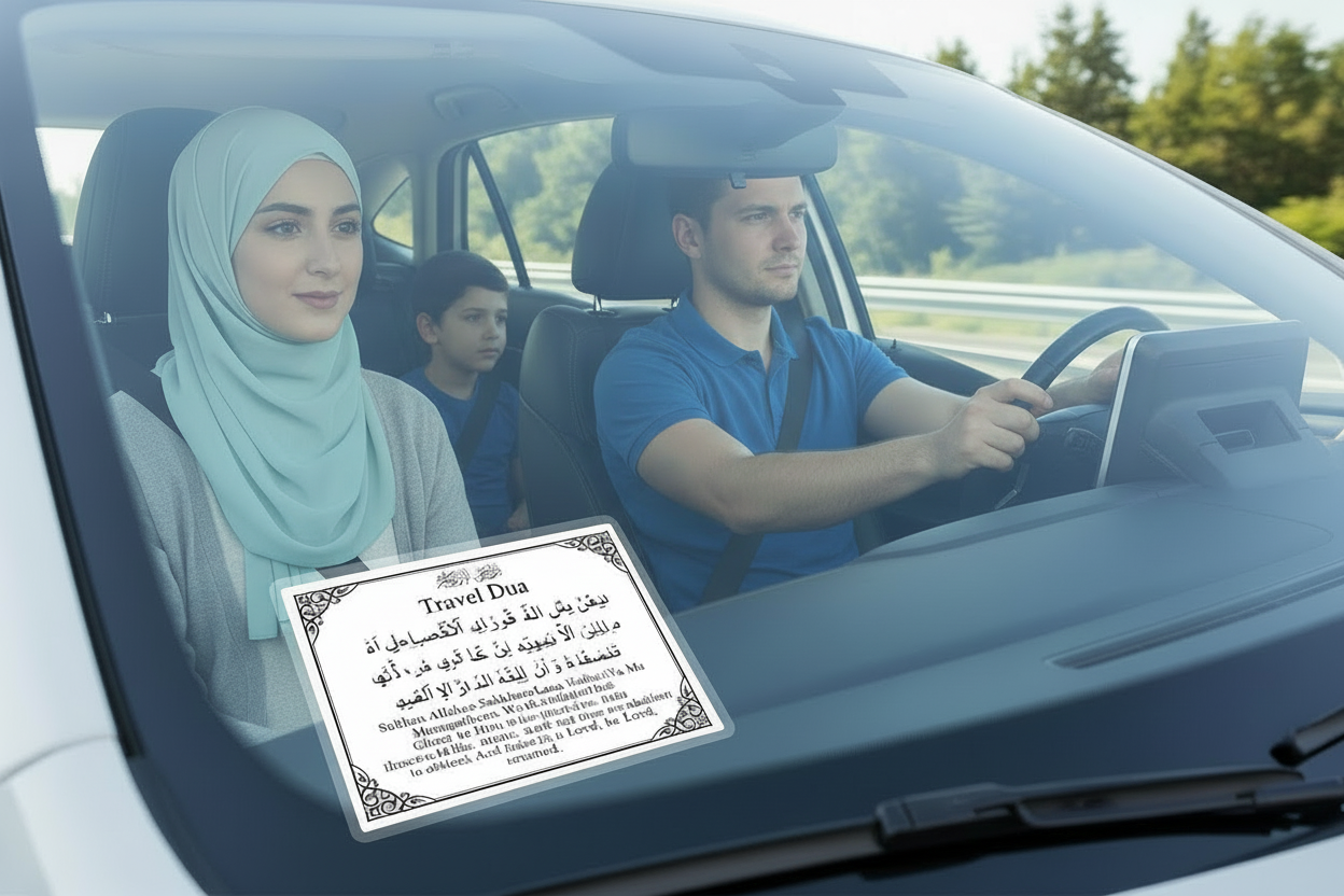 Hindi or English Daily Dua Stickers Set of 12 Islamic learning dua stickers for kids home-travel Dua 